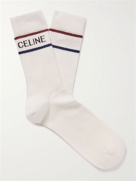 celine socka|Celine socks white.